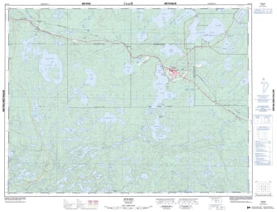 052G05 - IGNACE - Topographic Map