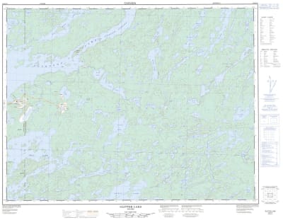 052G15 - GLITTER LAKE - Topographic Map