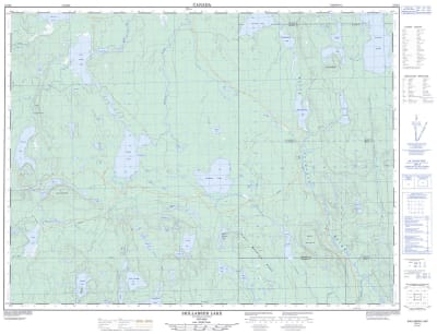 052H02 - SHILLABEER LAKE - Topographic Map