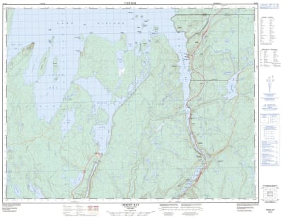 052H08 - ORIENT BAY - Topographic Map