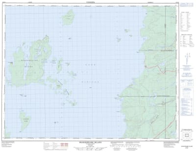 052H09 - SHAKESPEARE ISLAND - Topographic Map