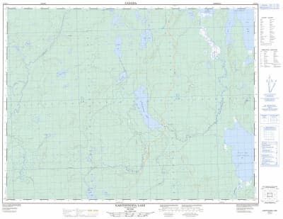 052H11 - KABITOTIKWIA LAKE - Topographic Map