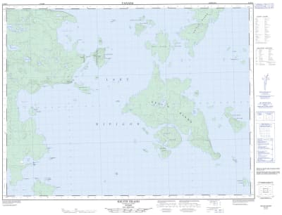 052H15 - KELVIN ISLAND - Topographic Map