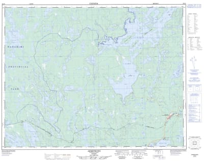052I06 - ARMSTRONG - Topographic Map