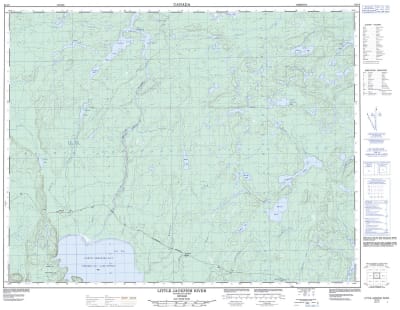 052I08 - LAMAUNE - Topographic Map