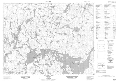 052I14 - GRAYSON LAKE - Topographic Map