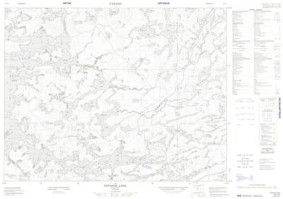 052J05 - EXPANSE LAKE - Topographic Map