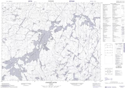 052J12 - ANENIMUS RIVER - Topographic Map