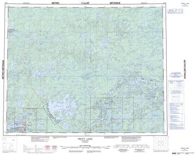 052N - TROUT LAKE - Topographic Map