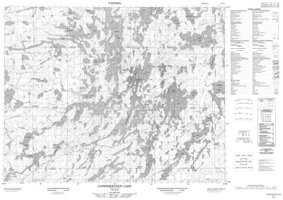 052N02 - CONFEDERATION LAKE - Topographic Map