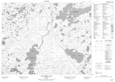052N05 - NUNGESSER RIVER - Topographic Map
