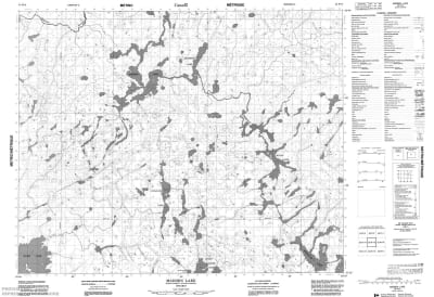 052N15 - MADDEN LAKE - Topographic Map