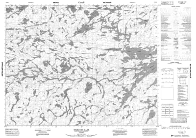 052O04 - WESLEYAN LAKE - Topographic Map