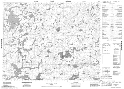 052O13 - WHITESTONE LAKE - Topographic Map