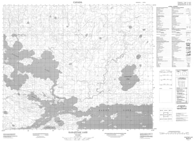 053F03 - KAKAPITAM LAKE - Topographic Map