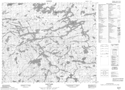 053F11 - EAST LAKE - Topographic Map