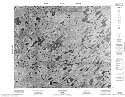 053J04 - IGELSTROM LAKE - Topographic Map