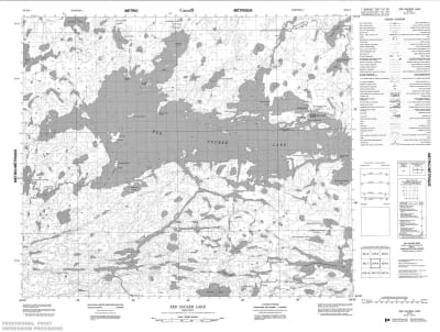 053K04 - RED SUCKER LAKE - Topographic Map