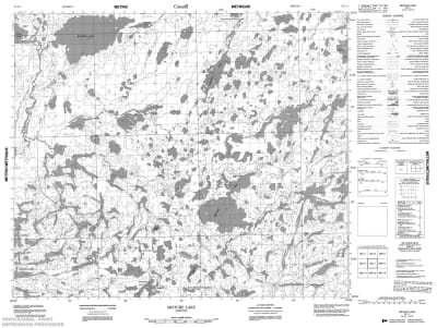 053L01 - MISTUHE LAKE - Topographic Map