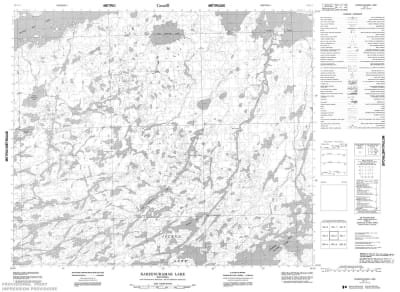 053L02 - KAKEENUKAMAK LAKE - Topographic Map