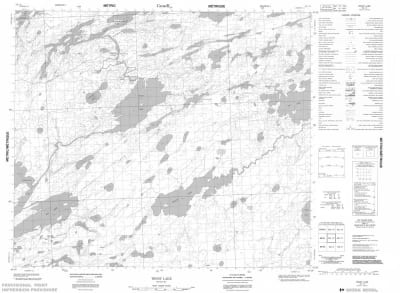 053L12 - WINDY LAKE - Topographic Map