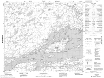 053L13 - CARGHILL ISLAND - Topographic Map