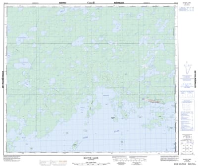 053L16 - MCIVOR LAKE - Topographic Map