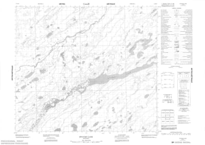 053M09 - STUPART LAKE - Topographic Map