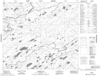 053M10 - PALMER LAKE - Topographic Map