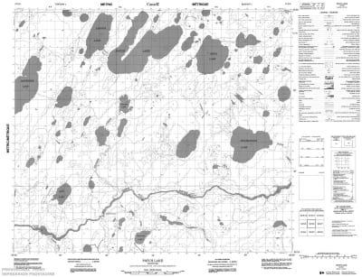 053N06 - PATCH LAKE - Topographic Map