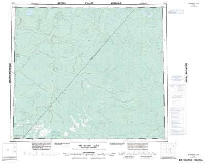 053O - STURGEON LAKE - Topographic Map