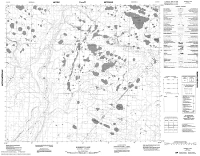 053O15 - SOMBERT LAKE - Topographic Map