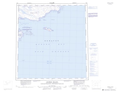 055J - MARBLE ISLAND - Topographic Map