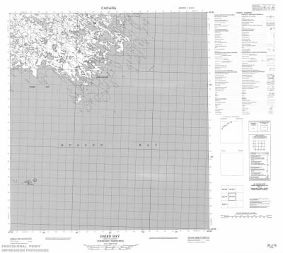 055J15 - BAIRD BAY - Topographic Map