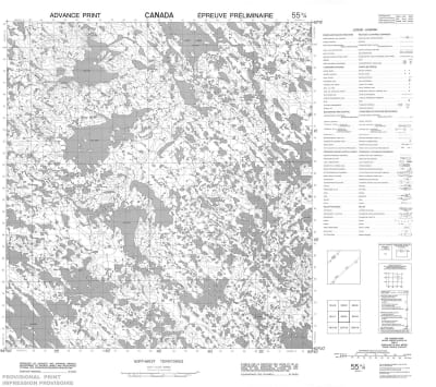055K04 - NO TITLE - Topographic Map