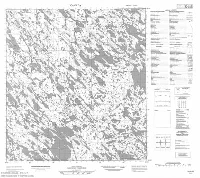 055K11 - NO TITLE - Topographic Map