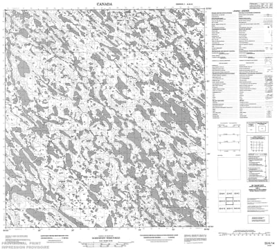 055K14 - NO TITLE - Topographic Map