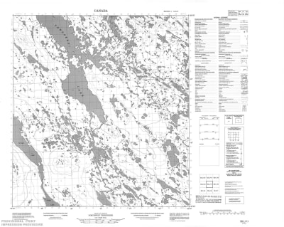 055L11 - NO TITLE - Topographic Map