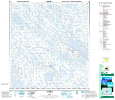 055L16 - NO TITLE - Topographic Map