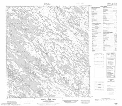 055M01 - BANKS LAKE - Topographic Map