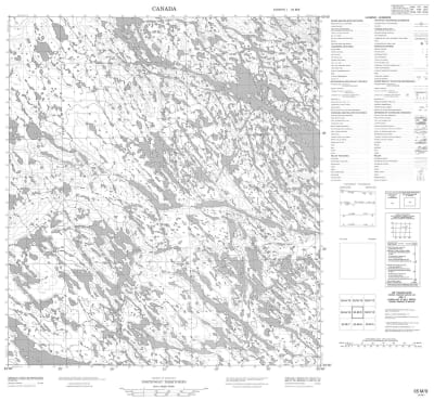 055M09 - NO TITLE - Topographic Map