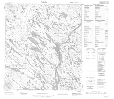 055M13 - NO TITLE - Topographic Map