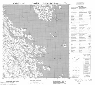 055O07 - ROCKHOUSE ISLAND - Topographic Map