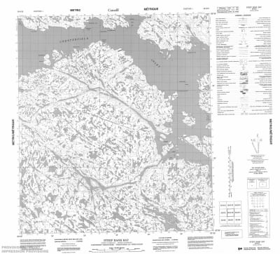 055O12 - STEEP BANK BAY - Topographic Map