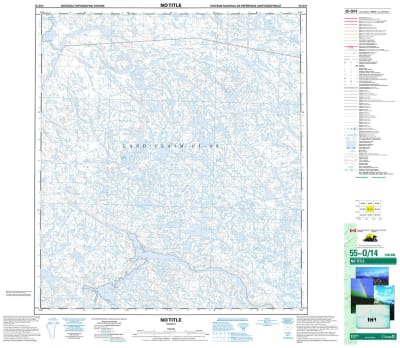 055O14 - NO TITLE - Topographic Map