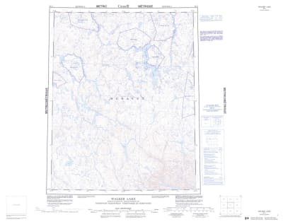 056J - WALKER LAKE - Topographic Map