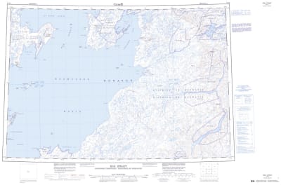 057B - RAE STRAIT - Topographic Map