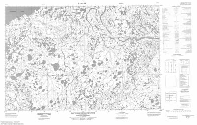 057B07 - CASTOR AND POLLUX RIVER - Topographic Map
