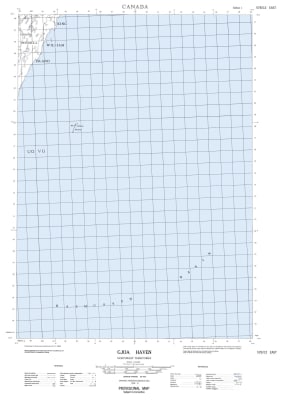 057B12E - GJOA HAVEN - Topographic Map