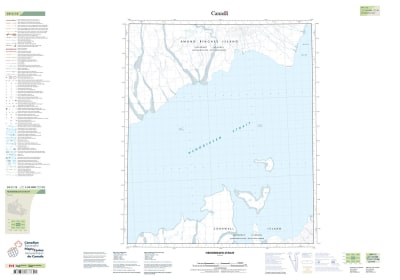059C13 - HENDRIKSEN STRAIT - Topographic Map